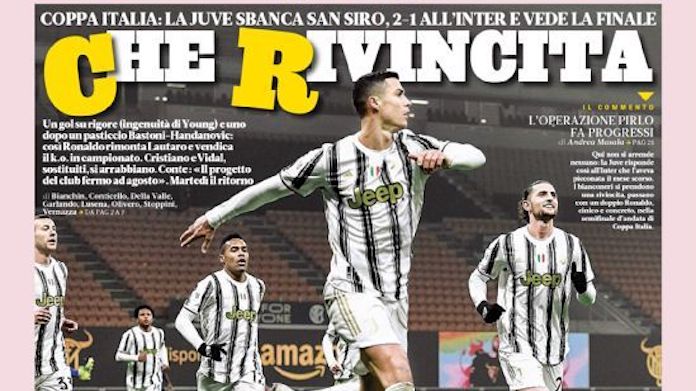 Rassegna stampa Juve: prime pagine quotidiani sportivi - 3 febbraio 2021 42 gazzetta dello sport