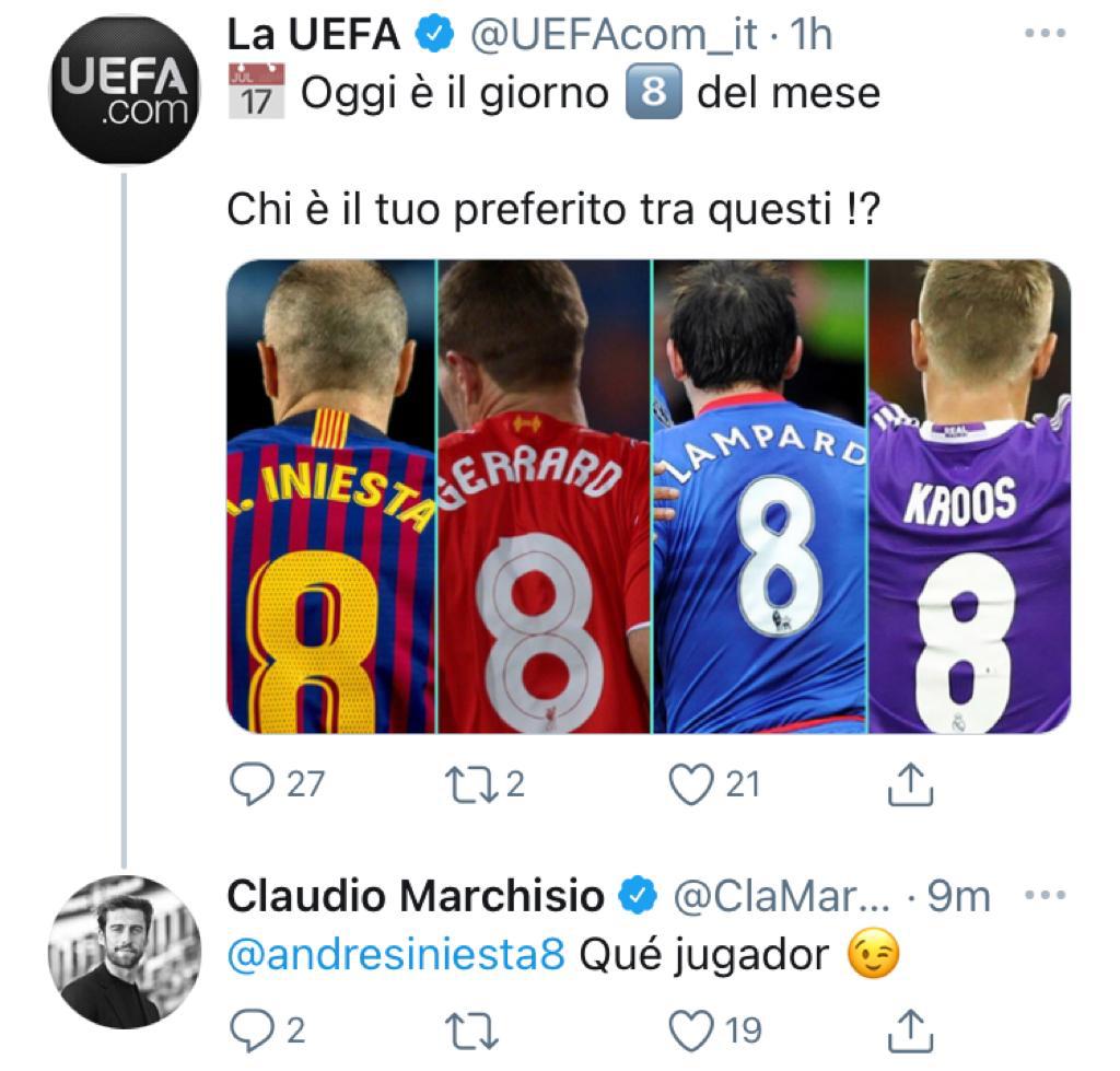 Marchisio e la sfida tra numeri 8: chi è il migliore per il Principino - FOTO 39 marchisio iniesta