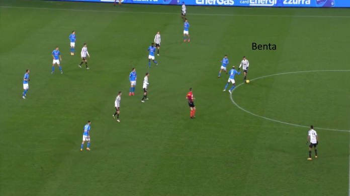 LAVAGNA TATTICA - La Juve è troppo lenta e prevedibile: Bentancur e Chiellini sono imprecisi 48 napoli juve bent alento 2