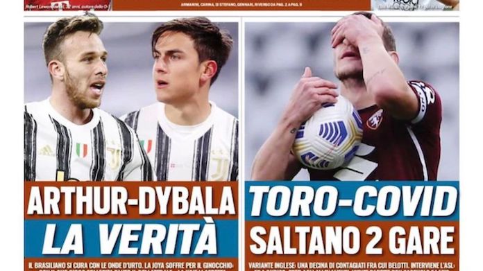Rassegna stampa Juve: prime pagine quotidiani sportivi - 24 febbraio 2021 42 tuttosport 3