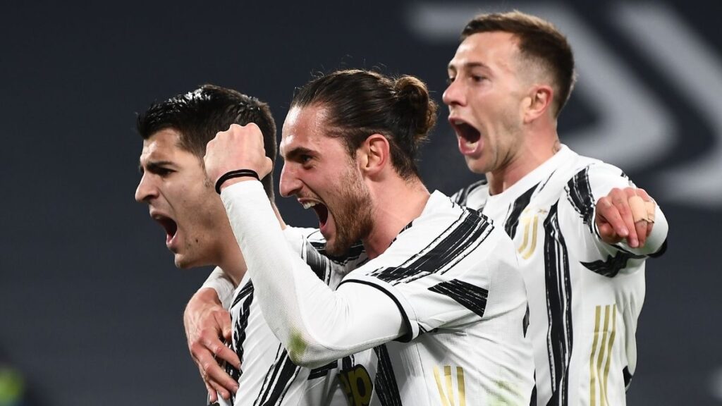Esultanza Juve