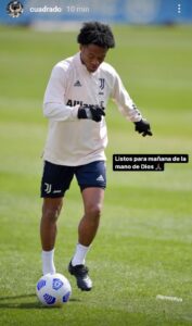 Cuadrado carica la squadra per il Benevento: «Pronto per domani» - FOTO 39 WhatsApp Image 2021 03 20 at 14.54.06