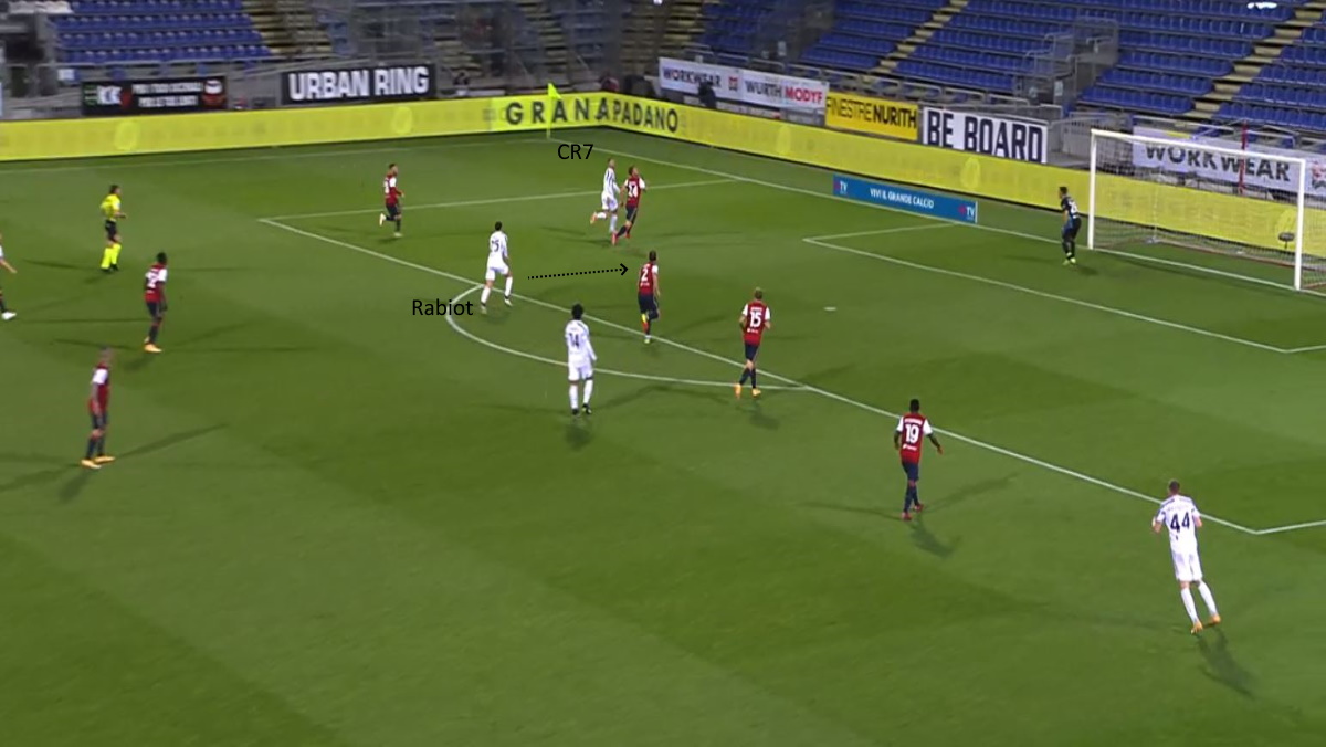 LAVAGNA TATTICA - Rabiot, che rendimento da mezzala! Da mediano delude 47 cagliari juve secondo tempo rabiot 3