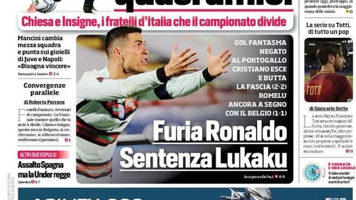 Rassegna stampa Juve: prime pagine quotidiani sportivi - 28 marzo 2021 42 corriere dello sport 1