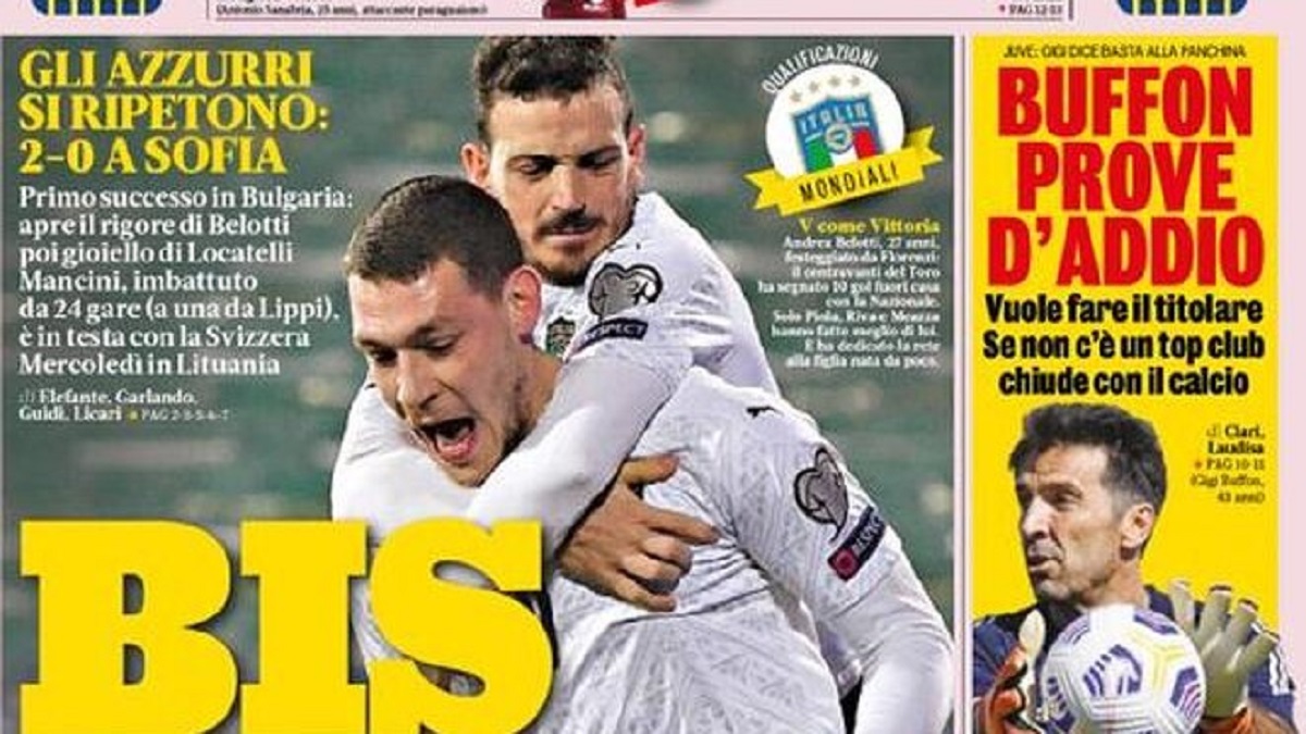 Rassegna stampa Juve: prime pagine quotidiani sportivi - 29 marzo 2021 42 gazzetta 10