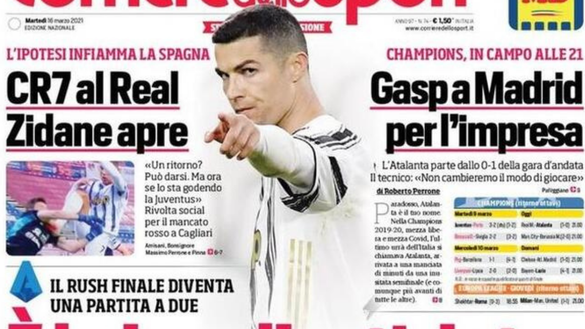Rassegna stampa Juve: prime pagine quotidiani sportivi - 16 marzo 2021 42 pp1