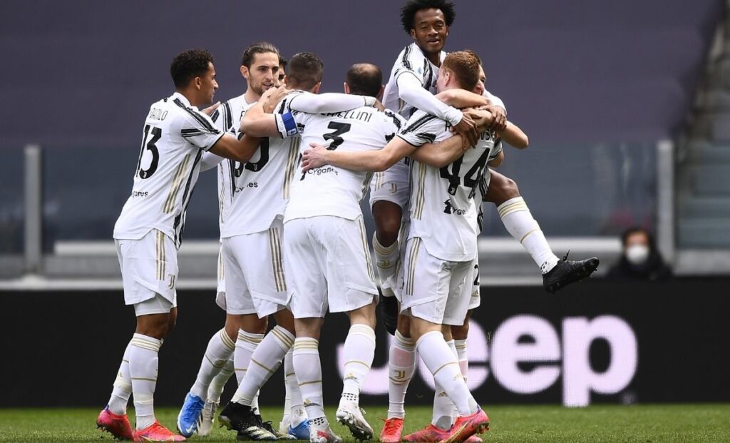 Esultanza Juve Genoa