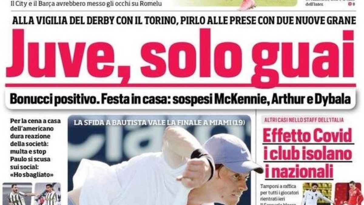 Rassegna stampa Juve: prime pagine quotidiani sportivi - 2 aprile 2021 42 Progetto senza titolo 73