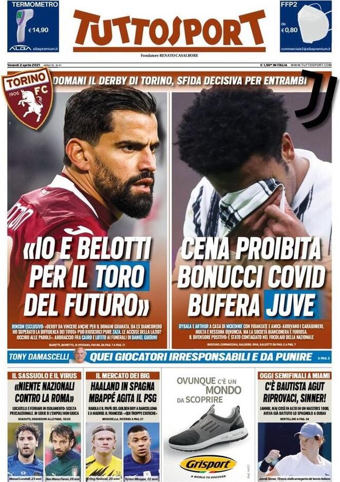Rassegna stampa Juve: prime pagine quotidiani sportivi - 2 aprile 2021 43 WhatsApp Image 2021 04 02 at 07.31.09