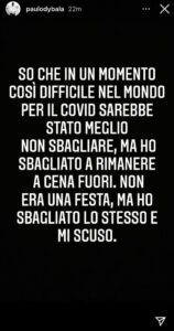 Dybala fa mea culpa: il messaggio social della 'Joya' - FOTO 37 dybala instagram