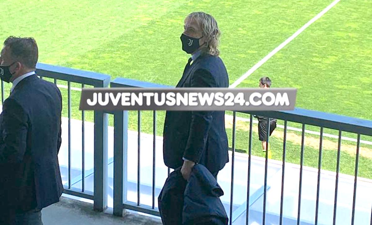 Nedved in tribuna per Juventus U23-Olbia con gli altri dirigenti bianconeri 36 nedved
