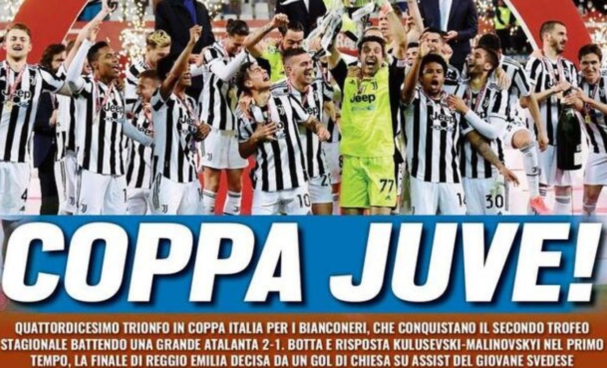 Rassegna stampa Juve: prime pagine quotidiani sportivi - 20 maggio 2021 42 Progetto senza titolo 2