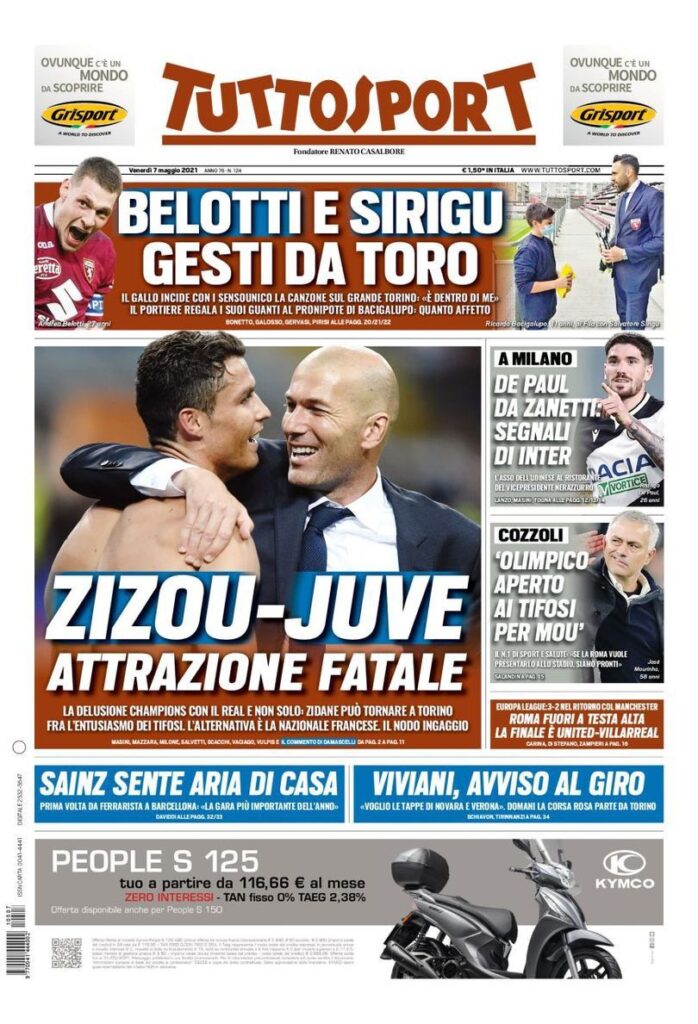 Rassegna stampa Juve: prime pagine quotidiani sportivi - 7 maggio 2021 45 WhatsApp Image 2021 05 07 at 07.42.03