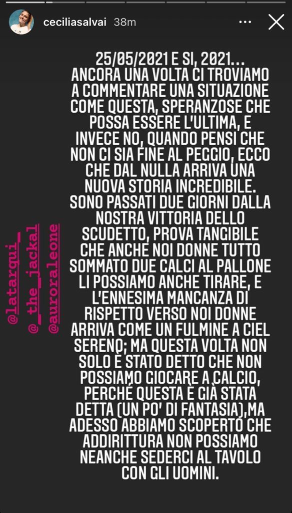 Salvai si sfoga: «Caso Aurora Leone? Non c'è limite al peggio. Coinvolta anche io, ma poi...» 43 WhatsApp Image 2021 05 25 at 12.13.41
