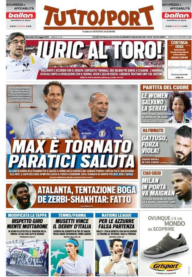 Rassegna stampa Juve: prime pagine quotidiani sportivi - 26 maggio 2021 43 WhatsApp Image 2021 05 26 at 07.29.19