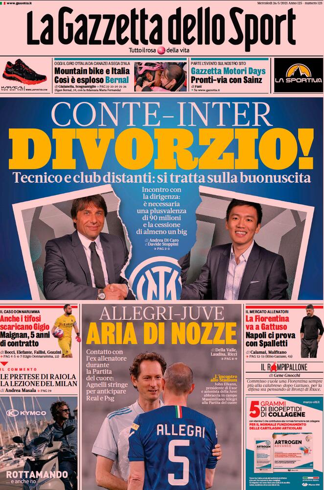 Rassegna stampa Juve: prime pagine quotidiani sportivi - 26 maggio 2021 45 WhatsApp Image 2021 05 26 at 07.29.24