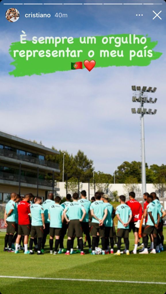 Ronaldo, testa al Portogallo: «Un onore rappresentare il mio paese» 39 WhatsApp Image 2021 05 27 at 22.31.15