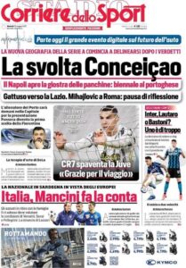 Rassegna stampa Juve: prime pagine quotidiani sportivi - 25 maggio 2021 45 corriere 2
