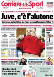 Rassegna stampa Juve: prime pagine quotidiani sportivi - 17 maggio 2021 45 corriere