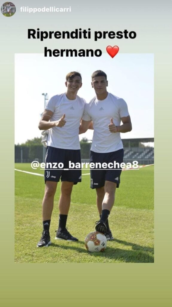 Infortunio Barrenechea, tanto affetto dai compagni: pioggia di messaggi - GALLERY 55 delli carri