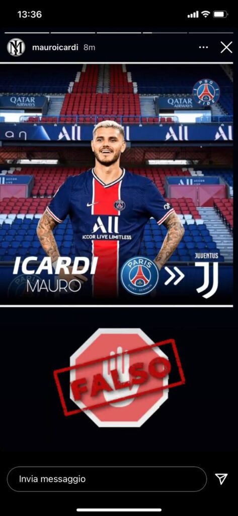 Icardi Juve: l'argentino esce allo scoperto. Lo ha detto sui social - FOTO 38 f3c1905e 5a67 4b06 9f58 ef982bc643a6