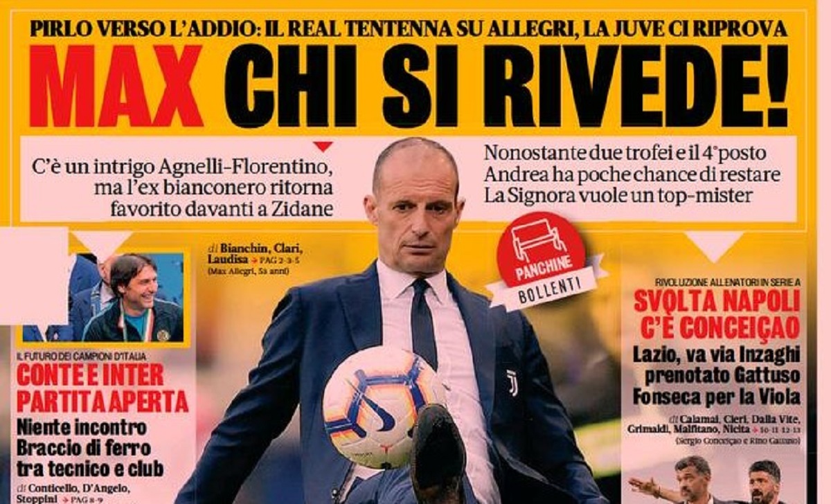 Rassegna stampa Juve: prime pagine quotidiani sportivi - 25 maggio 2021 42 gazzetta 3