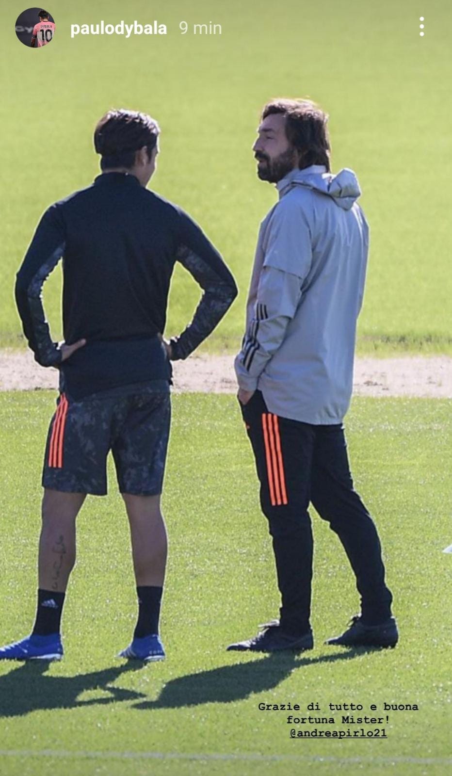 Dybala saluta Pirlo e lo ringrazia: «Buona fortuna mister» - FOTO 39 pirlo dybala