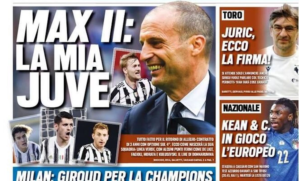 Rassegna stampa Juve: prime pagine quotidiani sportivi - 28 maggio 2021 42 tuttosport 11
