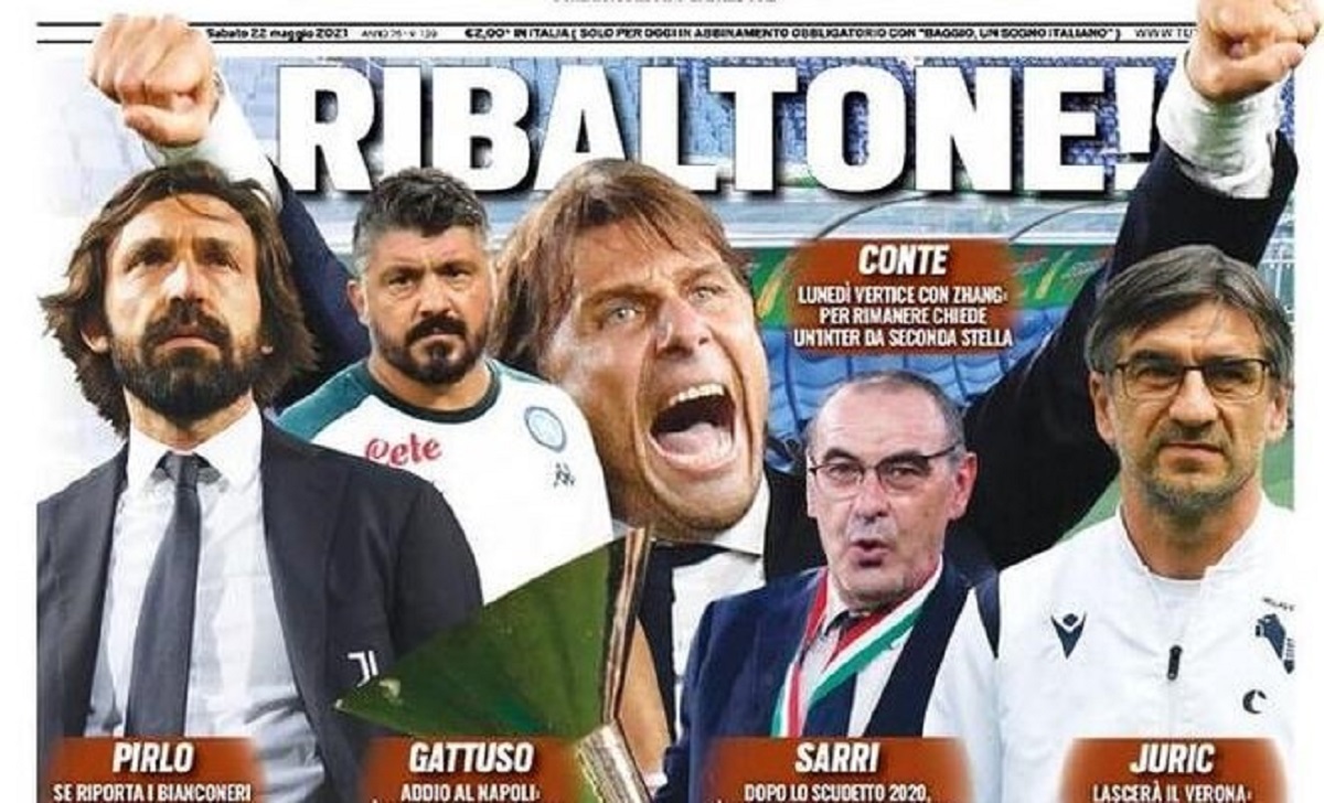 Rassegna stampa Juve: prime pagine quotidiani sportivi - 22 maggio 2021 42 tuttosport 11
