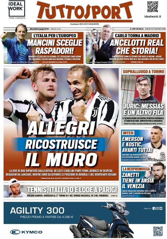 Rassegna stampa Juve: prime pagine quotidiani sportivi - 2 giugno 2021 43 WhatsApp Image 2021 06 02 at 07.26.00