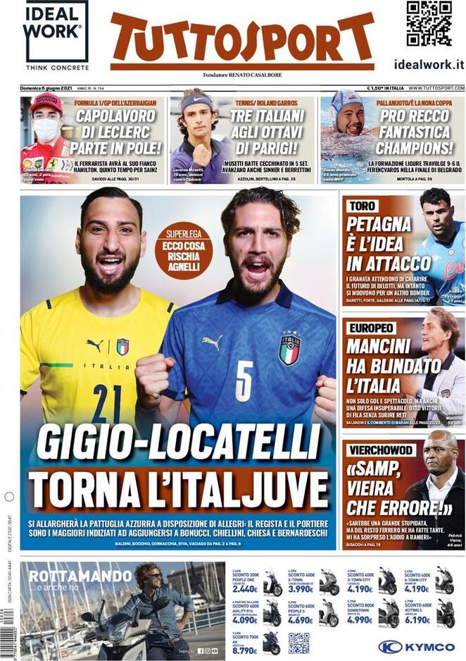 Rassegna stampa Juve: prime pagine quotidiani sportivi - 6 giugno 2021 44 WhatsApp Image 2021 06 06 at 07.24.53