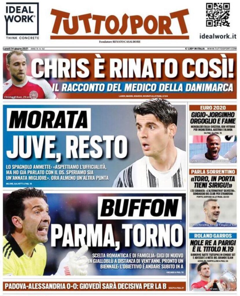 Rassegna stampa Juve: prime pagine quotidiani sportivi - 14 giugno 2021 44 WhatsApp Image 2021 06 14 at 01.17.39 2