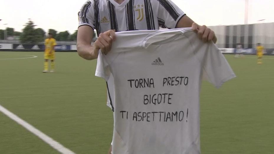 Juve Cagliari Primavera: maglietta dedicata a Cotter dopo l'infortunio 36 WhatsApp Image 2021 06 16 at 16.14.46