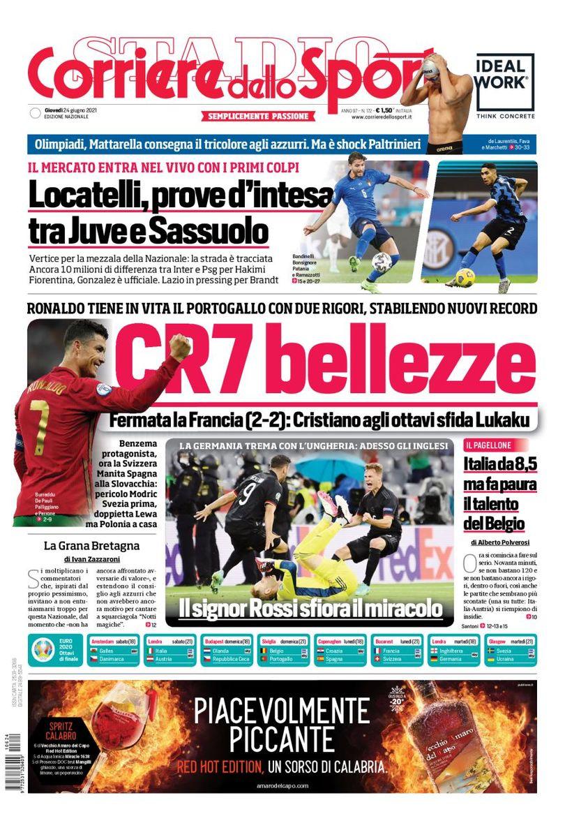 Rassegna stampa Juve: prime pagine quotidiani sportivi - 24 giugno 2021 44 WhatsApp Image 2021 06 24 at 07.25.14
