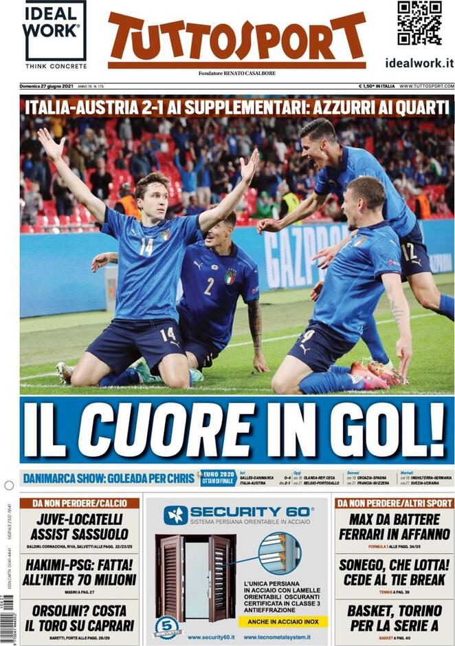Rassegna stampa Juve: prime pagine quotidiani sportivi - 27 giugno 2021 45 WhatsApp Image 2021 06 27 at 07.36.23