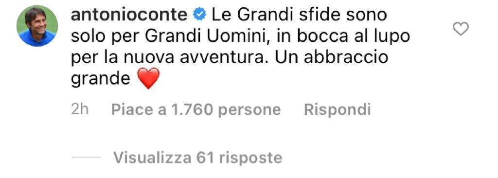 Conte scrive a Buffon: il messaggio dell'ex tecnico della Juve 39 bf8ccd3f fff6 404d b715 d07d4a0b621d