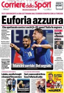 Rassegna stampa Juve: prime pagine quotidiani sportivi - 5 giugno 2021 45 corriere 1