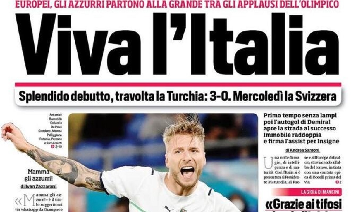 Rassegna stampa Juve: prime pagine quotidiani sportivi - 12 giugno 2021 42 corriere 4