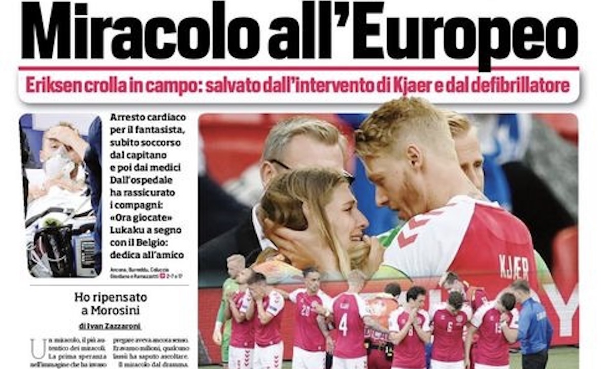 Rassegna stampa Juve: prime pagine quotidiani sportivi - 13 giugno 2021 42 corriere dello sport