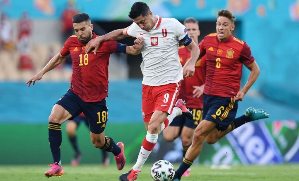 Lewandowski spagna polonia