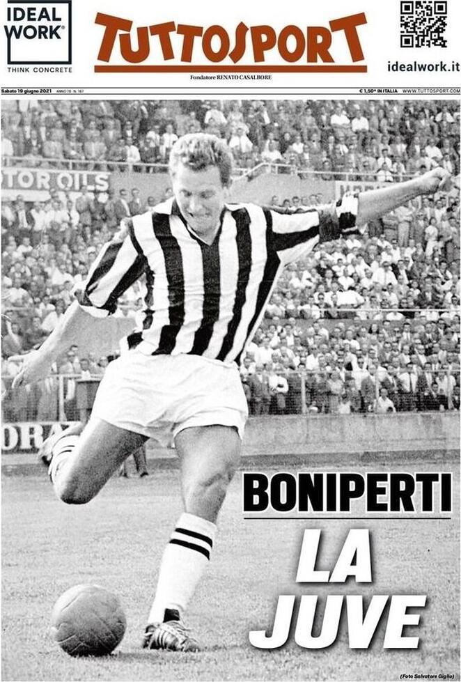 Rassegna stampa Juve: prime pagine quotidiani sportivi - 19 giugno 2021 43 tuttosport 11