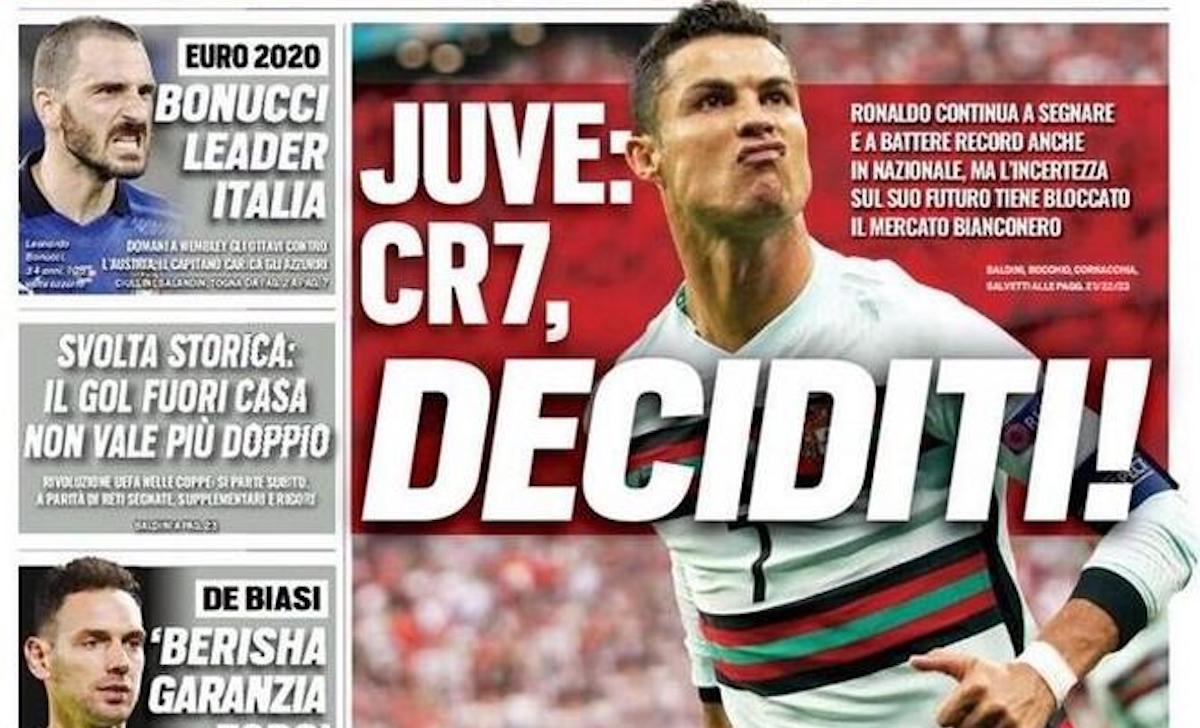 Rassegna stampa Juve: prime pagine quotidiani sportivi - 25 giugno 2021 42 tuttosport 15