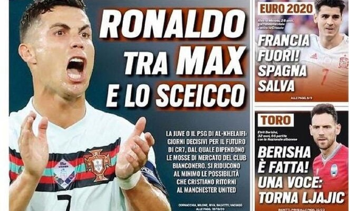 Rassegna stampa Juve: prime pagine quotidiani sportivi - 29 giugno 2021 42 tuttosport 18