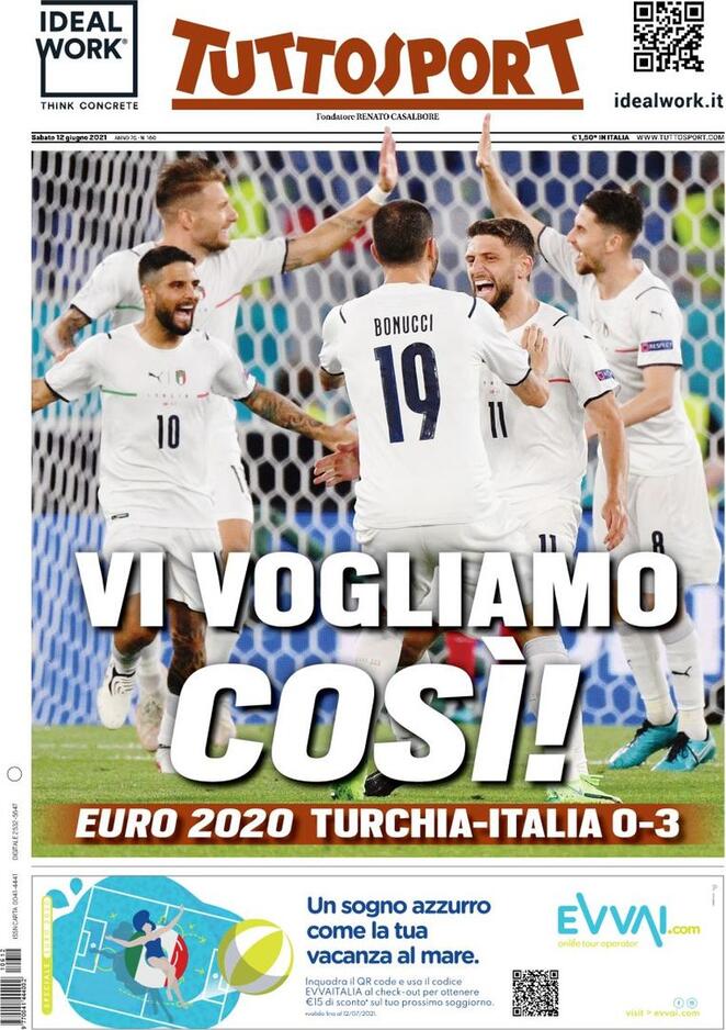 Rassegna stampa Juve: prime pagine quotidiani sportivi - 12 giugno 2021 43 tuttosport 5