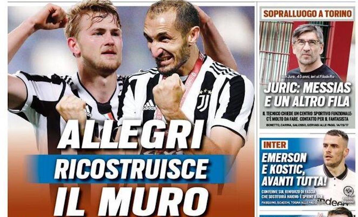 Rassegna stampa Juve: prime pagine quotidiani sportivi - 2 giugno 2021 42 tuttosport