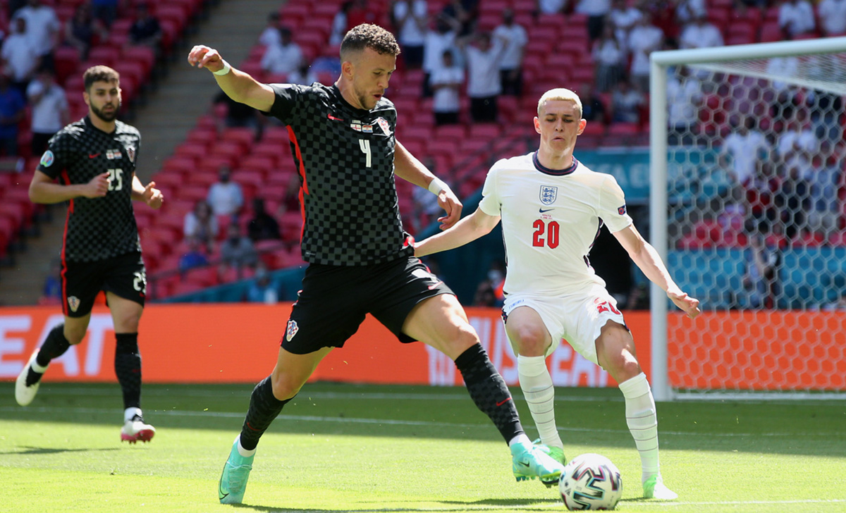 Foden sfida l'Italia: «Non abbiamo bisogna di cambiare nulla» 36 Perisic Foden Inghilterra Croazia