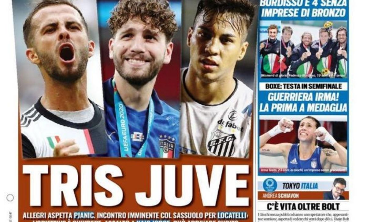 Rassegna stampa Juve: prime pagine quotidiani sportivi - 29 luglio 2021 42 Progetto senza titolo 2021 07 29T073421.112