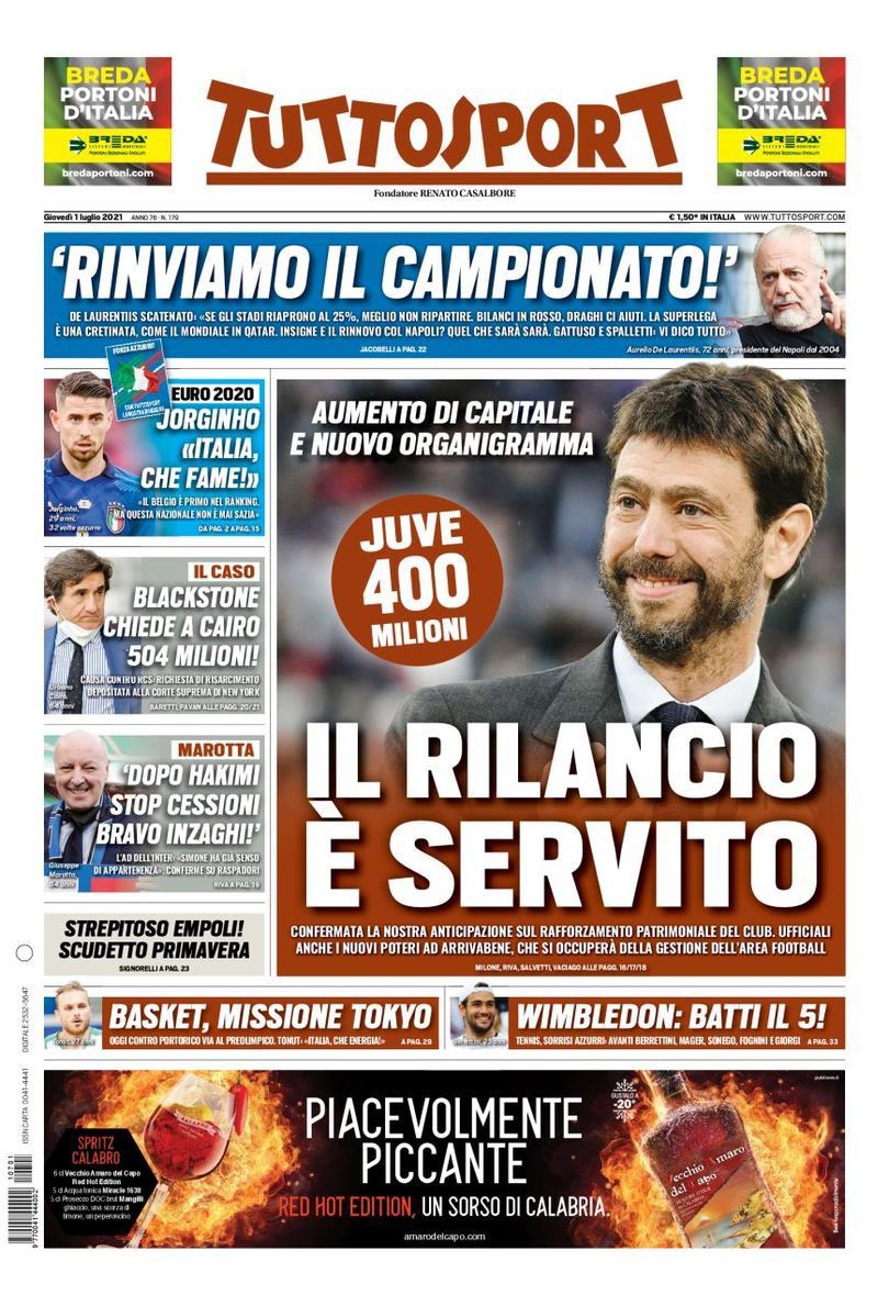 Rassegna stampa Juve: prime pagine quotidiani sportivi - 1 luglio 2021 43 WhatsApp Image 2021 07 01 at 06.24.30