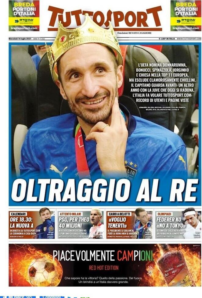 Rassegna stampa Juve: prime pagine quotidiani sportivi - 14 luglio 2021 44 WhatsApp Image 2021 07 14 at 07.29.18