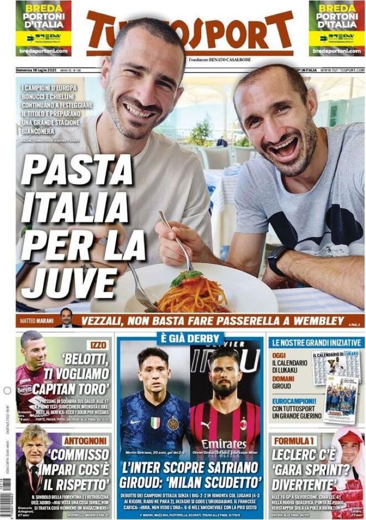 Rassegna stampa Juve: prime pagine quotidiani sportivi - 18 luglio 2021 45 WhatsApp Image 2021 07 18 at 06.57.20
